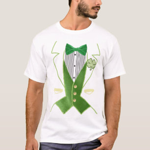 Camiseta smoking do leprechaun