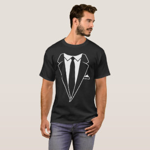 Camiseta Smoking infantil do Creeper do Bodysuit do terno e