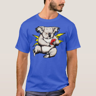 Camiseta Smombie Coala Bordou Coala Com Telefone Celular