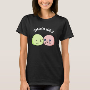 Camiseta Smoochies Engraçado Beijar Mochi Pun Dardo BG