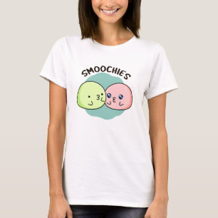 Camiseta Smoochies Funny Beijando Mochi Pun