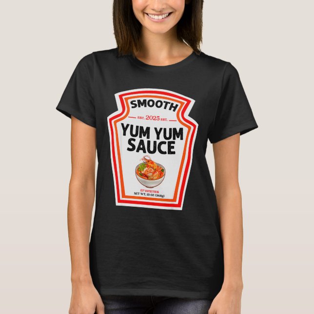 Camiseta Smooth Yum Yum Sauce Condiment Costume Matching  (Frente)