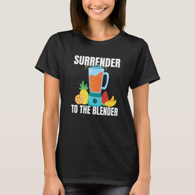 Camiseta Smoothie Vegano Saudável Renda-se ao Liquidificado (Frente)