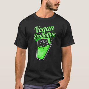 Camiseta Smoothie Verde Vegano Para Vegetarianos e Veganos