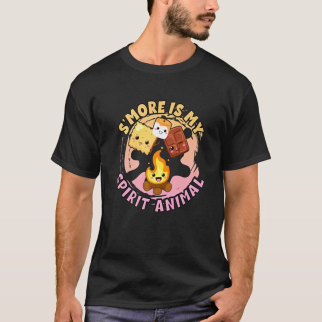 Camiseta "S'more Is My Spirit Animal Weekend Clamping Kids" (Frente)