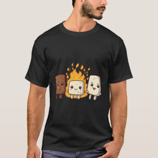Camiseta S'More Marshmallow Smores Camg Kawaii