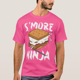 Camiseta S'More Ninja Toddler Boy acampando Campfire Engraç