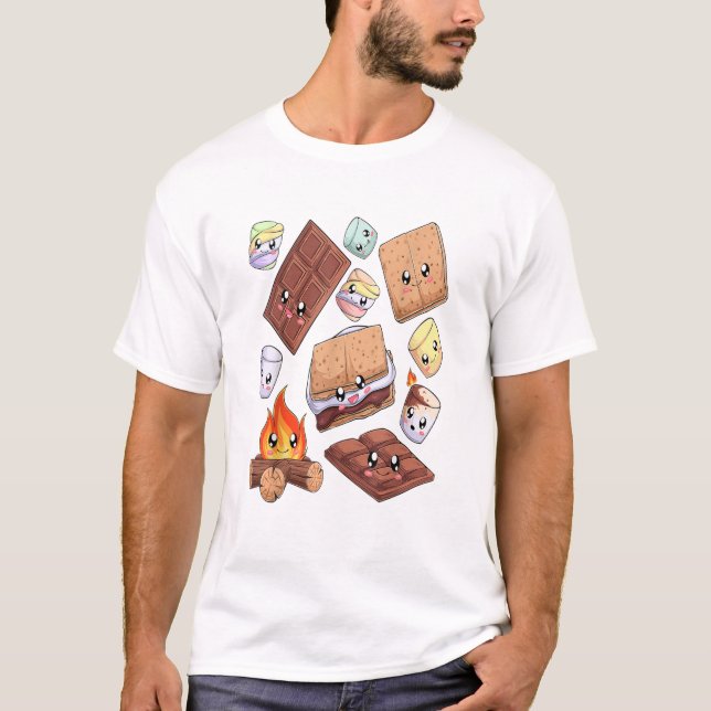Camiseta Smores Halloween Costume Group (Frente)