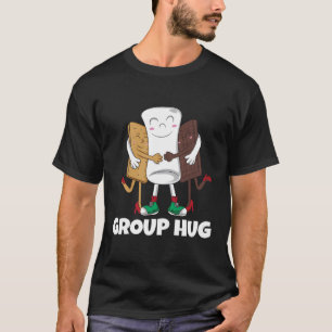 Camiseta Smores Marshmallow Chocolate Camg Hug