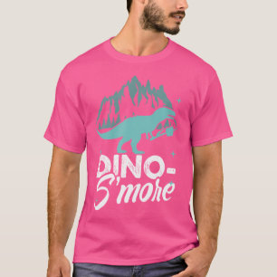 Camiseta S'Mores Shirt Dino-S'More Dinossaur T-Rex Family C