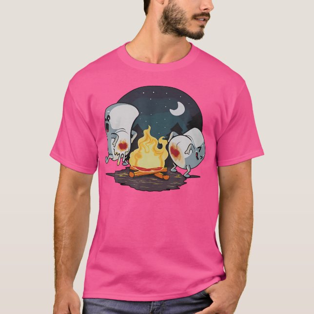 Camiseta Smores S'Mores Marshmallow Campfire Camping Roasti (Frente)