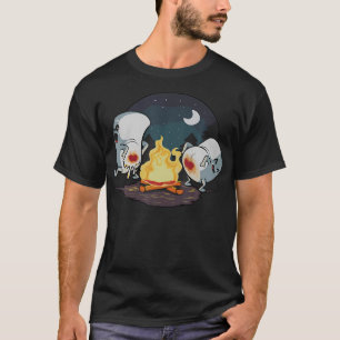Camiseta Smores S'Mores Marshmallow Campfire Camping Roasti