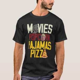 Camiseta Snack Lover Idea Mulheres Meninas Filme Pizza Paja
