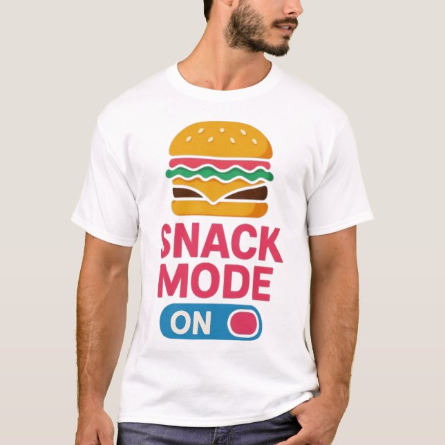 Camiseta Snack Mode Burger (Frente)