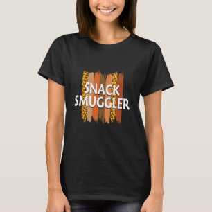 Camiseta Snack Smuggler Mãe Humor Mãe Memórias Conforto Foo