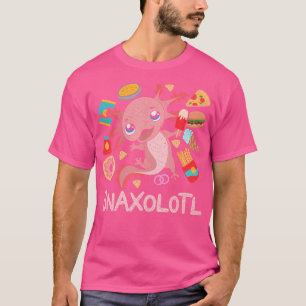 Camiseta Snacks Salamander Funny Snaxolotl Amphibon Animal
