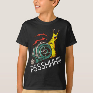 Camiseta Snail Funny Turbo Boost Racing Pshh