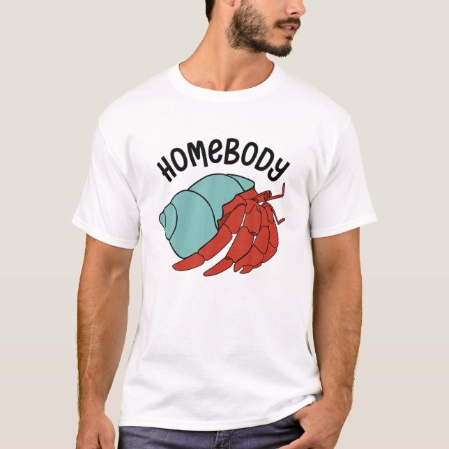 Camiseta Snail Homebody Funny Snail (Frente)