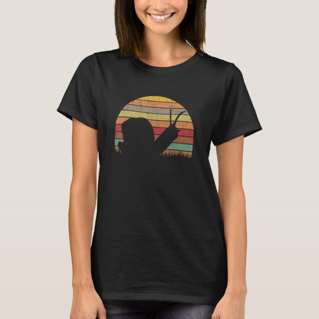 Camiseta Snail Retro Roman Snail Vintage (Frente)