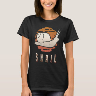 Camiseta Snail Vintage Retro Classic Animal Sunset
