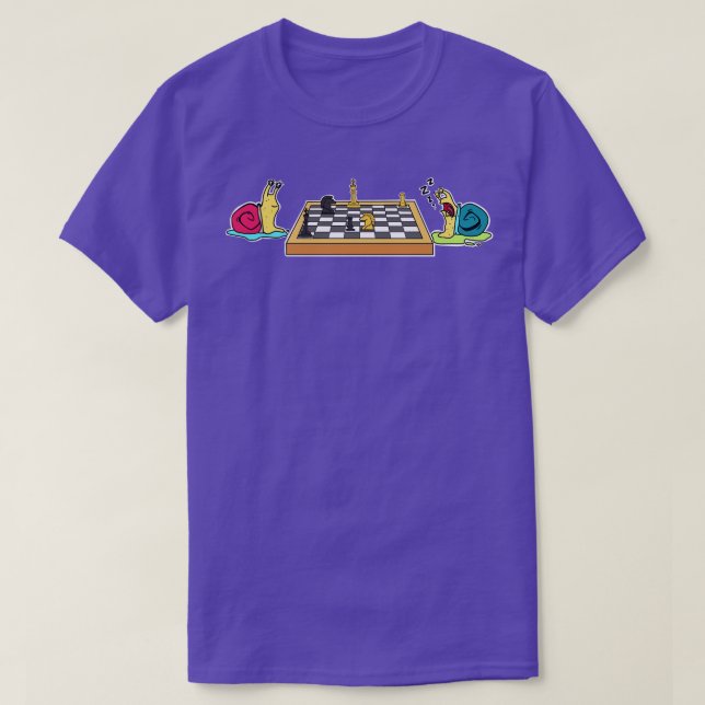 Camiseta Snails Chess (Frente do Design)