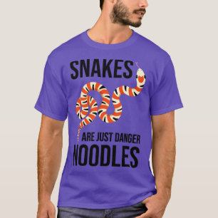 Camiseta Snake Funny Are Just Danger Noodles