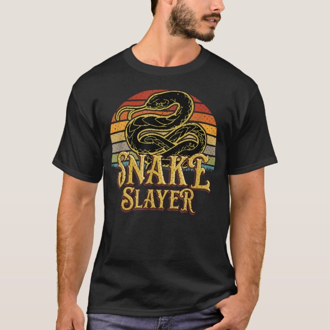 Camiseta Snake Slayer Snake Hunting (Frente)