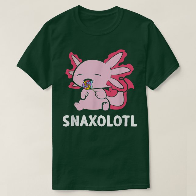 Camiseta Snaolotl Candy Aolotl Sweet Funny Baker Aolotl 141 (Frente do Design)