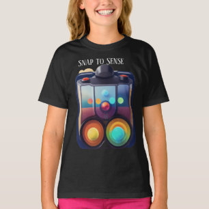 Camiseta Snap to Sense, App Criador de Puzzles Táteis Logo