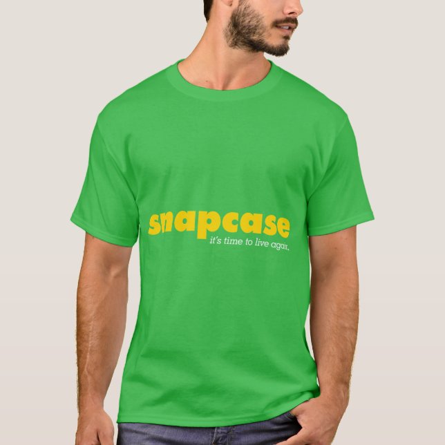 Camiseta Snapcase É hora de viver novamente retrô (Frente)