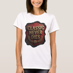Camiseta Snappy Gold CLÁSSICO NUNCA MORRE Impressão