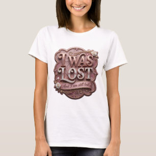 Camiseta Snappy Gold EU ESTAVA PERDIDO E EU AINDA ESTOU PER