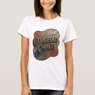 Camiseta Snappy Gold GORGEOUS CHAOS Statement