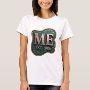 Camiseta Snappy Gold ME EST 1986 Citação Design