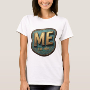 Camiseta Snappy Gold ME EST 1996 Design de Texto