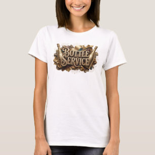 Camiseta Snappy Orange BOTTLE SERVICE Statement