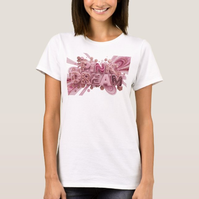 Camiseta Snappy Pink PINK DREAM Statement (Frente)