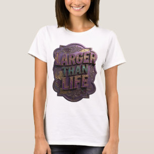 Camiseta Snappy Purple LARGER THAN LIFE