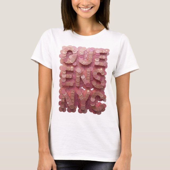 Camiseta Snappy Rosa QUEENS NYC Design Ousado (Frente)