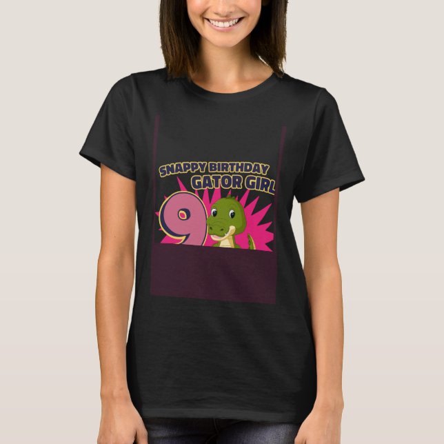 Camiseta Snapshot 6 Birthday Gator Girl 4 (Frente)