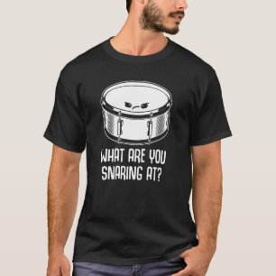 Camiseta Snare Drummer Mens Mulheres Crianças