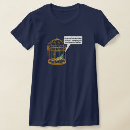 Camiseta Snarky Bird Talk Personalizado