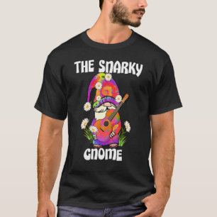 Camiseta Snarky Gnomo Felry Christmas Tie Dye Pajamas