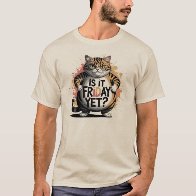 Camiseta Snarky Humor Unisex T-Shirt É SEXTA? (Frente)