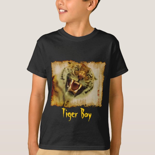 Camiseta Snarling Asian Tiger Wildlife-lover Art Roupa (Frente)