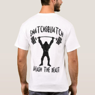 Camiseta Snatchsquatch, Cartoon Pé Grande, Besta, Giro Engr