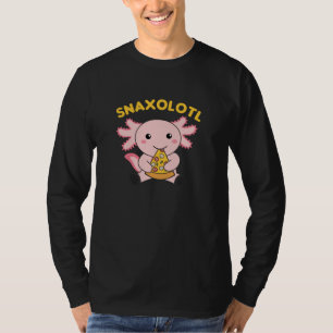 Camiseta Snaxolotl Axolotl Lover Cute Animais Pizza
