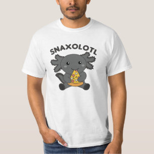 Camiseta Snaxolotl Axolotl Pizza Adora Animais Doentes