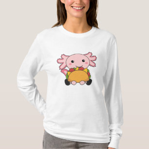 Camiseta Snaxolotl Axolotl Tacco Amantes de Animais Doentes