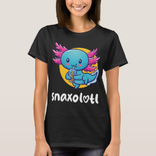 Camiseta Snaxolotl (em cores escuras)